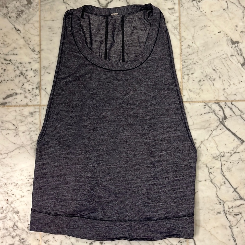 Purple lululemon muscle tank top